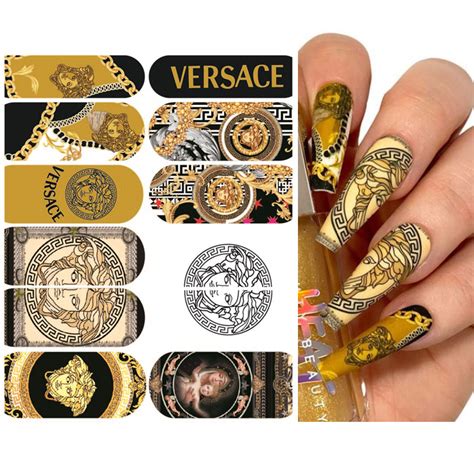 versace decal|versace nail stickers.